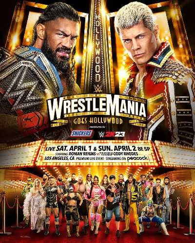 Download WWE Wrestlemania 2023 39 Night 2 PPV